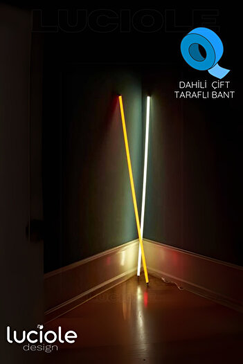 luciole Rgb Led Strip Tube Light  Led aplik Uzaktan Kumandalı Işık Lamba Ampül aydınlatma Renkli APLTUBE7