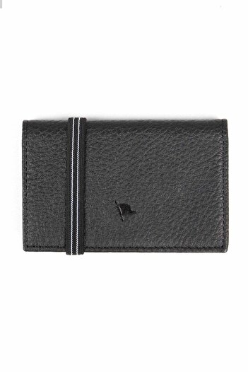 Tudors Genuine Leather Men's Black Wallet