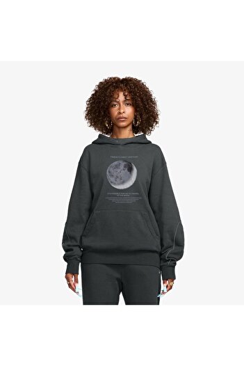 The Champ Clothing Φούτερ με κουκούλα Polar Moon με στάμπα καπνιστό Unisex με κουκούλα
