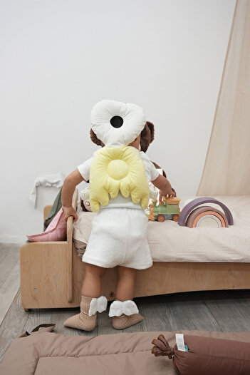mordesign Baby Head Protection Pillow, Adjustable Toddler Protection Pillow, Angel Wing, Medium