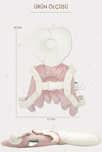 mordesign Adjustable Toddler Head Protection Pillow - Angel Wing, Small