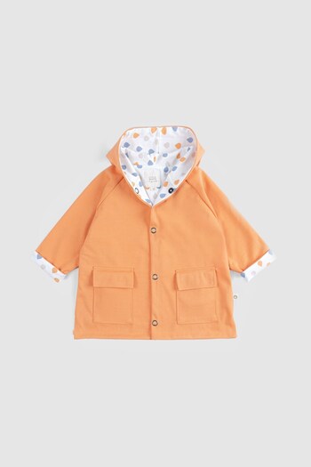 Little Gusto Organic Cotton Hooded Baby Raincoat