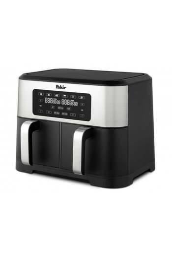 Fakir Airfryer Double Hot Air Fryer Premium Chefry, Two Baskets 4.25l 4.25l, 2400w, 200 c, 10 Functions