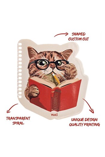 VUKİ Shaped Spiral Notebook