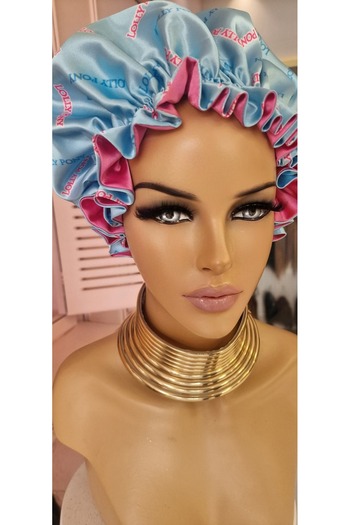 LOLLY PONY Silk Satin Hair Health Cap Double Sided Special Series