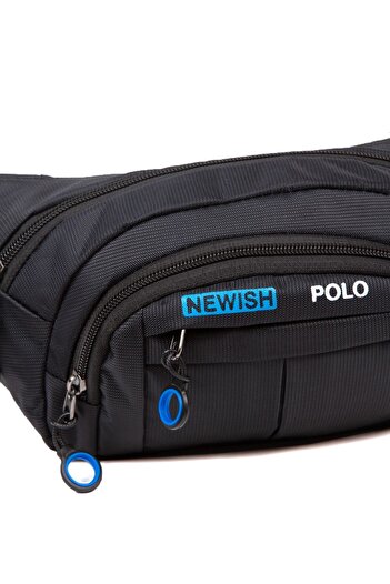 Newish Unisex Impertex Kumaş Kulaklık Çıkışlı Su Geçirmez Çapraz Omuz Ve Bel Çantası (GÜNLÜK KULANIM)