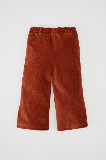 DeFacto Kız Bebek Beli Lastikli Fitilli Kadife Pantolon D4996a524wn