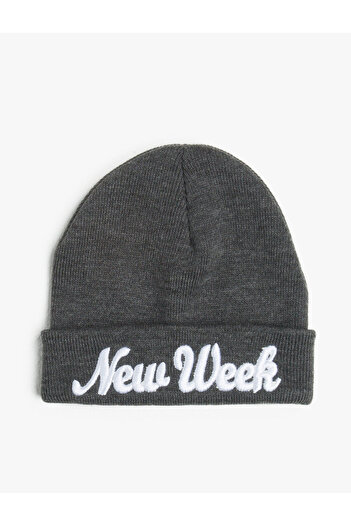Koton Anthracite Boy's Beret