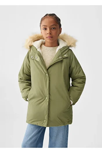 MANGO Kids Khaki Jacket for Kids