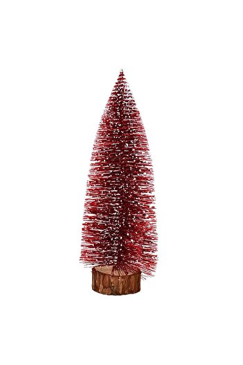 Patladı Gitti Christmas Ornament Decor Silvery Red 30 cm Pine Tree