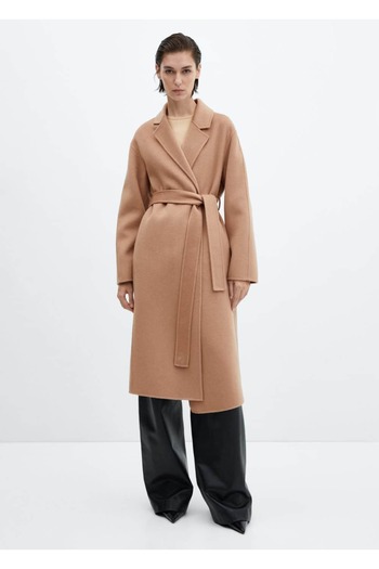 MANGO Woman Handmade Coat with Belt
