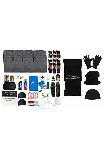 KORDAK 12-Piece Recommend Winter Kutahya Aviator Soldier Set - Aviator Soldier Supplies - Bedelli Soldier Set