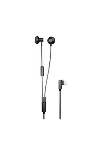HiFuture MI5 Semi-In-ear Hi-Res Audio Wired Headphone with Type-C Jack, Soft Anti Winding Cable Headphone