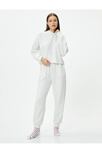 Koton Women's White Pajama Top