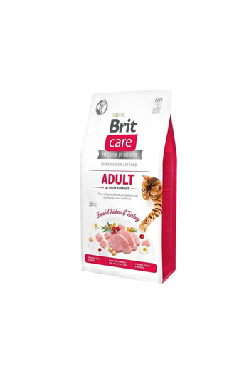 Brit Care Grain Free Adult Activity Support Dry Cat Food - 2 kg