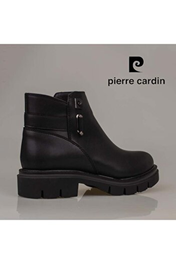 Pierre Cardin Siyah Kadın Yarım Postal Bot