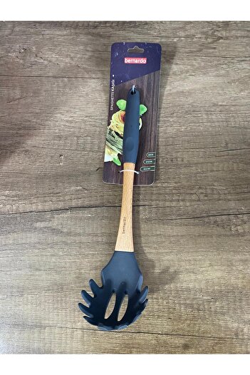 AHC LİFE Silicone Wood Spagette Spoon