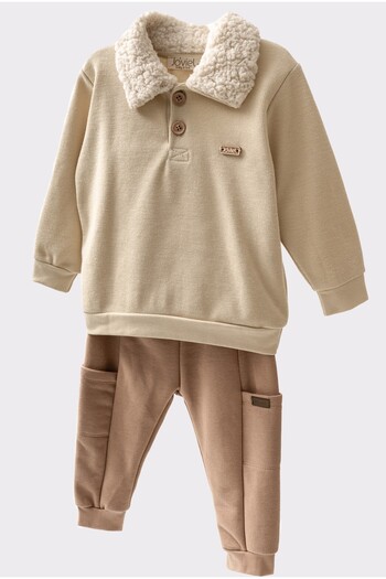 bombe Baby Kids Boy Top and Bottom Double Set Yellow