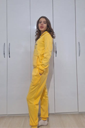 SAFİR Yellow Tracksuit Set (3 threads)