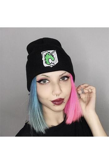 Karakedi Attack On Titan Unicorn Symbol Beanie