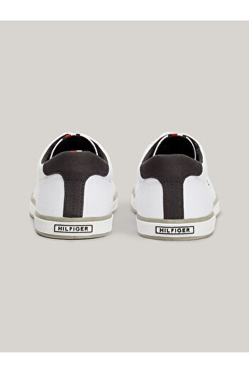Tommy Hilfiger Beyaz Erkek Fm0fm00596 100 H2285arlow 1d Sneakers Low Cut Whıte