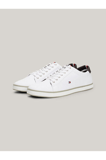 Tommy Hilfiger Білі чоловічі кросівки Fm0fm00596 100 H2285arlow 1d з низьким кроєм білі