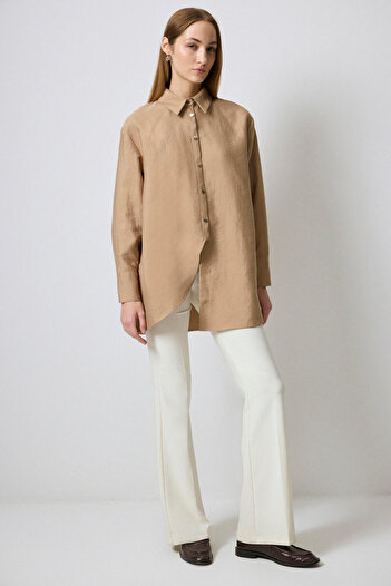 Touché Privé Asymmetrical Kupra Shirt