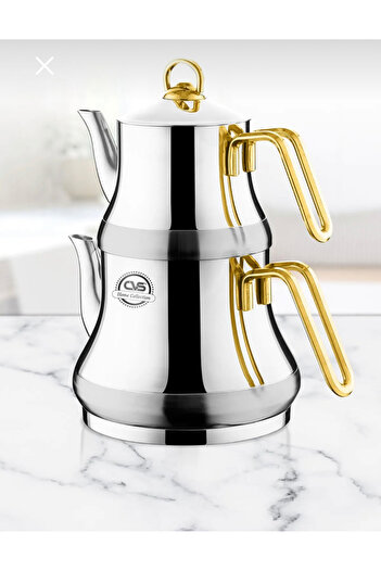 CVS Dn 12028 Safır Orta Boy Çaydanlık Gold