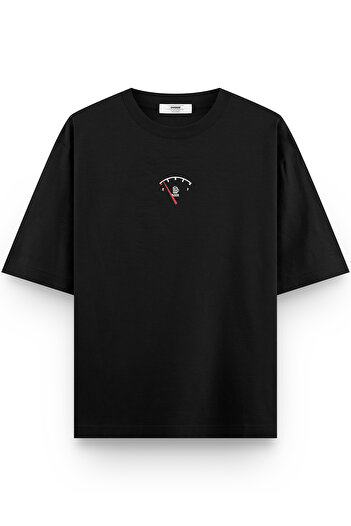 Overoz Μπλουζάκι με στάμπα Birabeer Semi Oversize Μοντέλο No: 1179