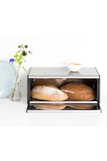Brabantia Angular Bread Box Black Framed Bkmdizayn