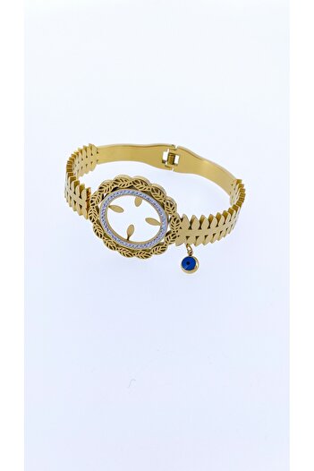elisitakistory Steel Bracelet for Wearing Gold Quarter Compatible Imported 100% Steel No Darkening and Rusting