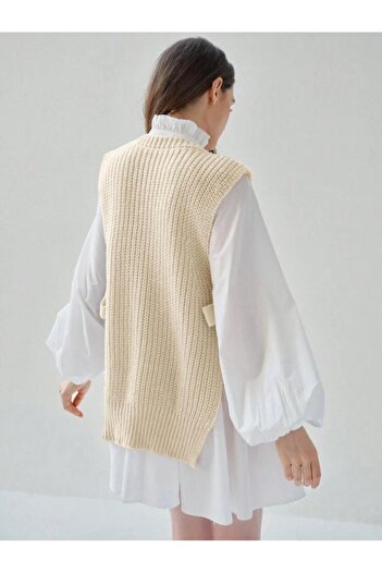 moda mh Women's Thessaloniki Side Tie Sweater