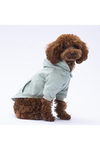 Pettrend Squirrel Kangaroo Print Hoodie with Pockets - Cat Dog Outfit Sweatshirt