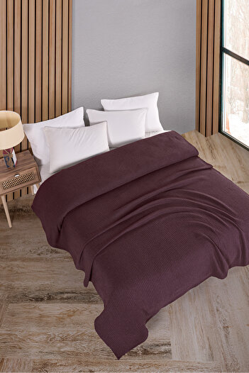 Evim Cotton Maya Dark Multi-Use Bedspread Double 200X230 cm