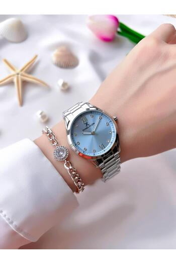 Daniel Klein Steel Band 30 Mt Water Resistant Women's Wrist Watch+Bracelet Bfg.13496.X9