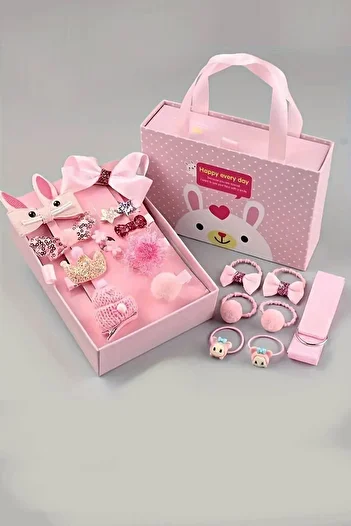 New Obsessions Girl's Buckle Set in a Gift Bag Box - 18 Pieces