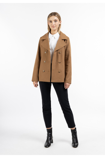 Dreimaster Transitional wool blend pea coat