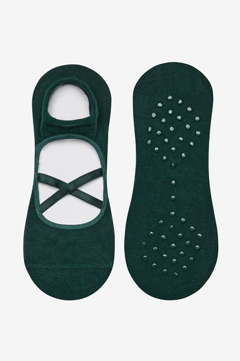 Penti Active Cross Petrol Green Ballerina Socks