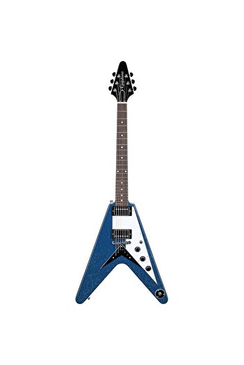 Epiphone Exclusive Flying V Elektro Gitar (Brunswick Blue Sparkle)