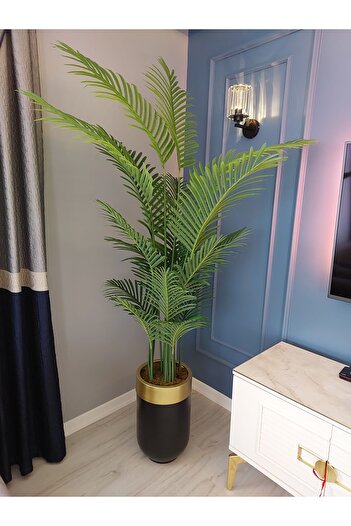 İremÇiçekçilik Yapay Çiçek Uygula 210 Cm 18 Yaprak Yapay Ağaç Salon Cicegi Sarmaşık