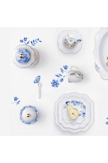 Pip Studio Royal White Beyaz Porselen Çukur Tabak 23,5 Cm