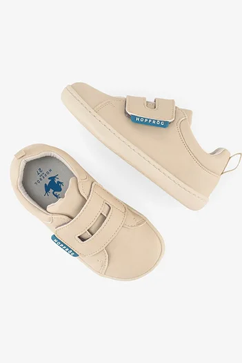HOPFRÖG Smart Walker Beige Barefoot Kids Shoes - Super Matte