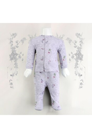 Sebi Bebe 2-Piece Pajama Set with Roses and Booties 1110