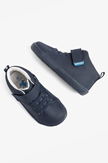 Genel Markalar Smart Walker High Top Süper Mat Lacivert Barefoot Çocuk Bot