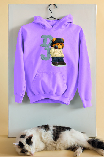 ADABEBEK Παιδική μπλούζα Unisex Oversize DJ Bear με στάμπα