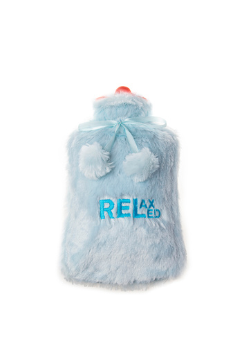 Biggdesign BiggDesign Relaxed Plush Hot Water Bottle with Soft Plush Cover 68 OZ