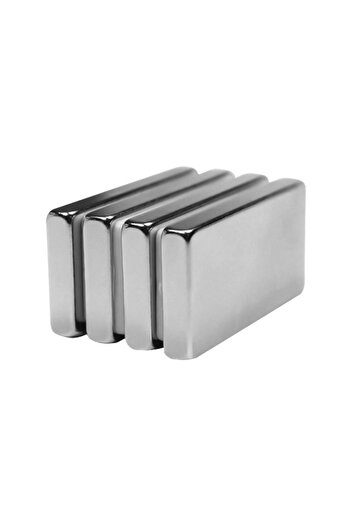 NeoHobi Neodyum Mıknatıs 40 x 25 x 5 Boy 40 mm En 25 mm Kalınlık 5 mm Çok Güçlü Mıknatıs (1 Adet)