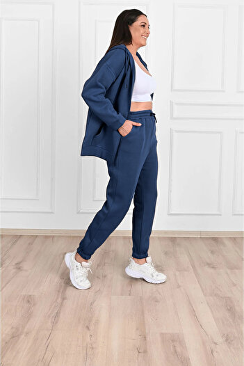 FEEL STYLE Γυναικείο κοστούμι 3 νημάτων υψωμένο διπλό καθημερινής χρήσης κανονικού μεγέθους FS