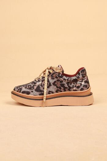layki Γυναικεία παπούτσια πεζοπορίας Nara Leopard Stone