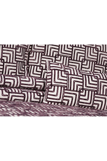 Bonne Maison Anastasia Plum 4 Piece Embroidered Bedspread Set